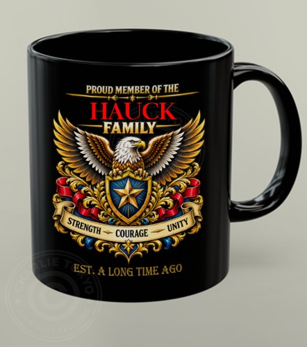 Hauck family eagle crest - family,